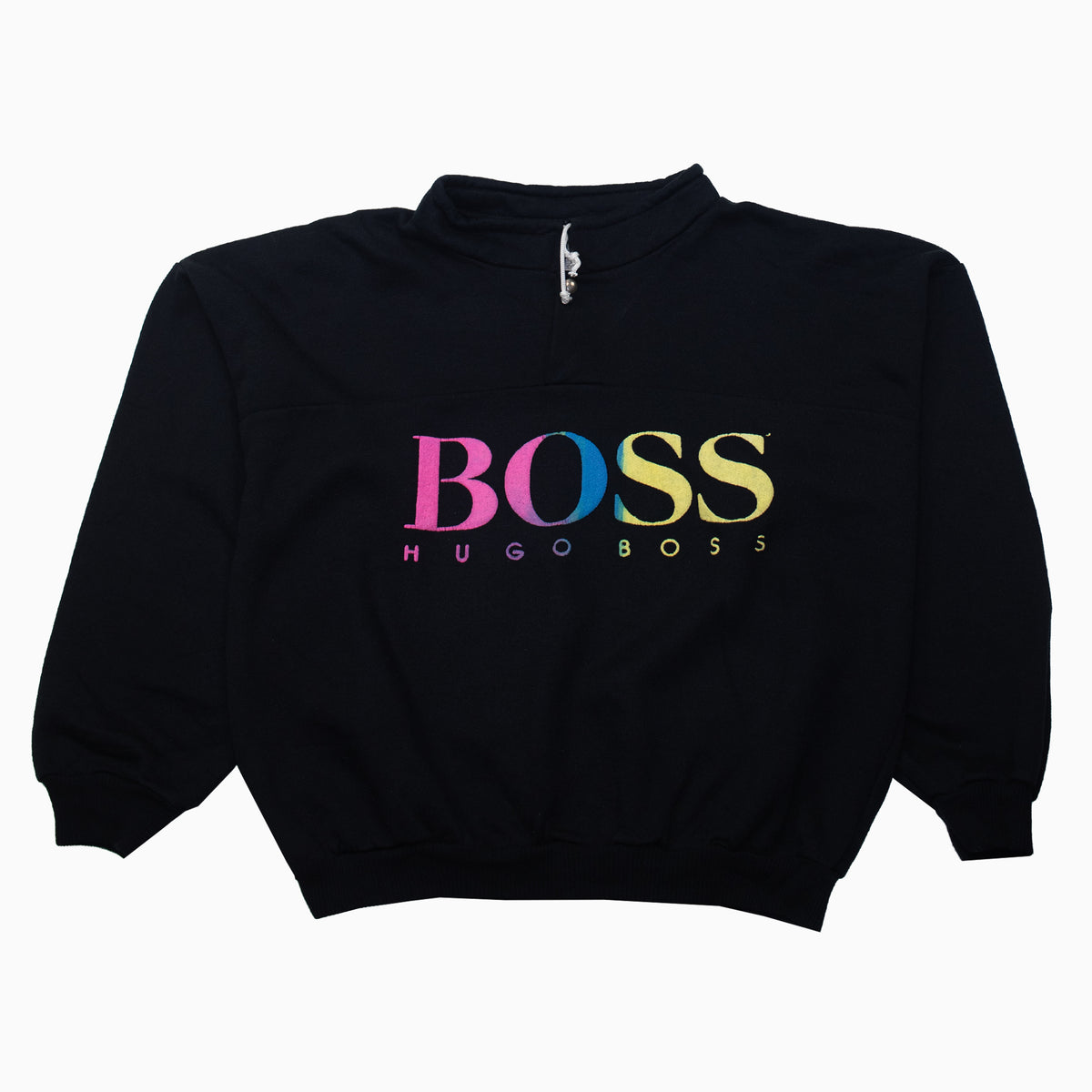 Vintage 80s Rocky IV Hugo Boss Rainbow Sweater M