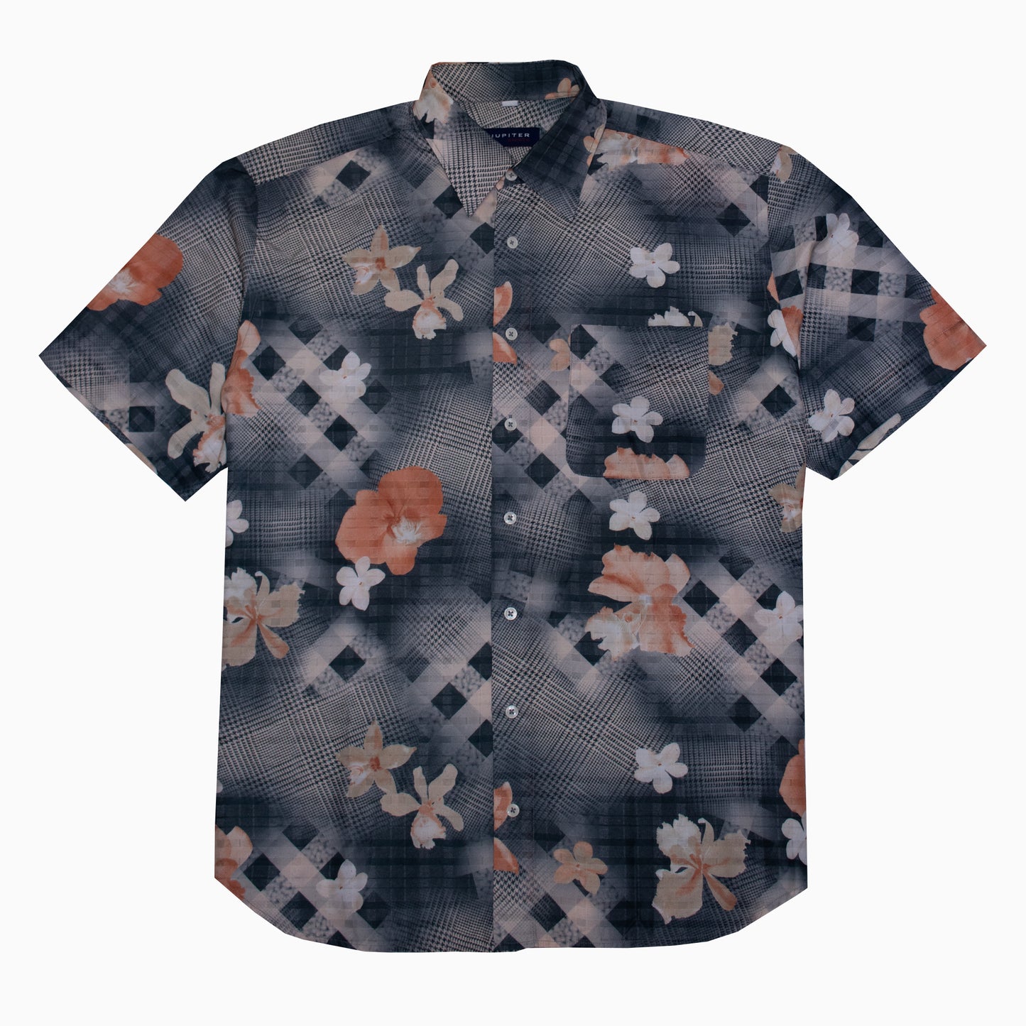 Vintage Jupiter Pattern Shortsleeve Shirt XL