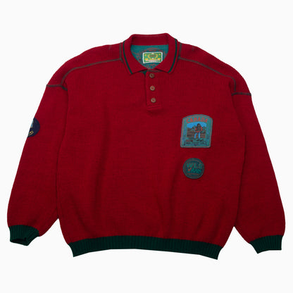 Vintage KMC Canada Ranger Knit Jumper XL – Detailansicht