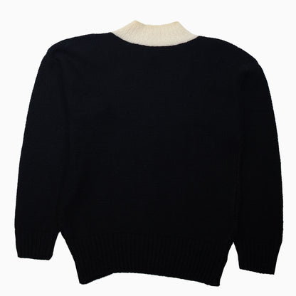Vintage 80s Leone Tricots Knit Jumper M – Rückansicht