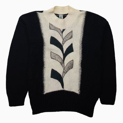Vintage 80s Leone Tricots Knit Jumper M – Detailansicht
