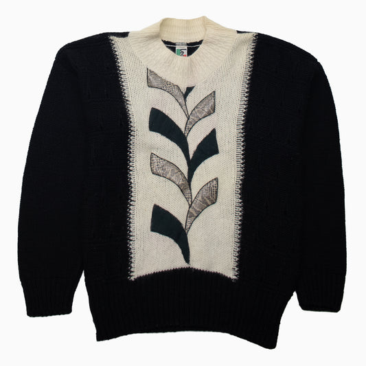 Vintage 80s Leone Tricots Knit Jumper M