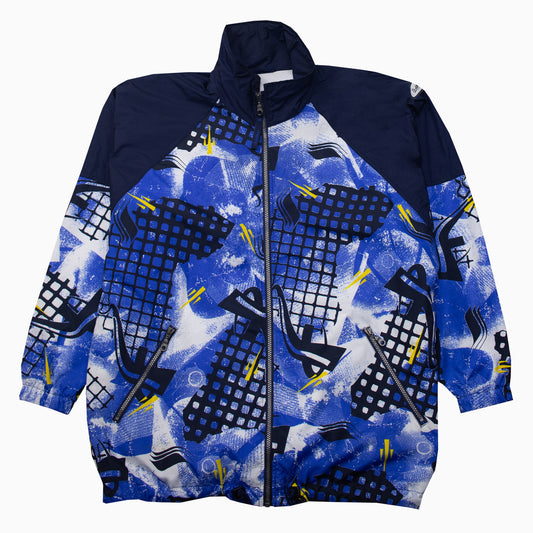 Vintage Löffler Sportswear Crazy Pattern Windbreaker XL