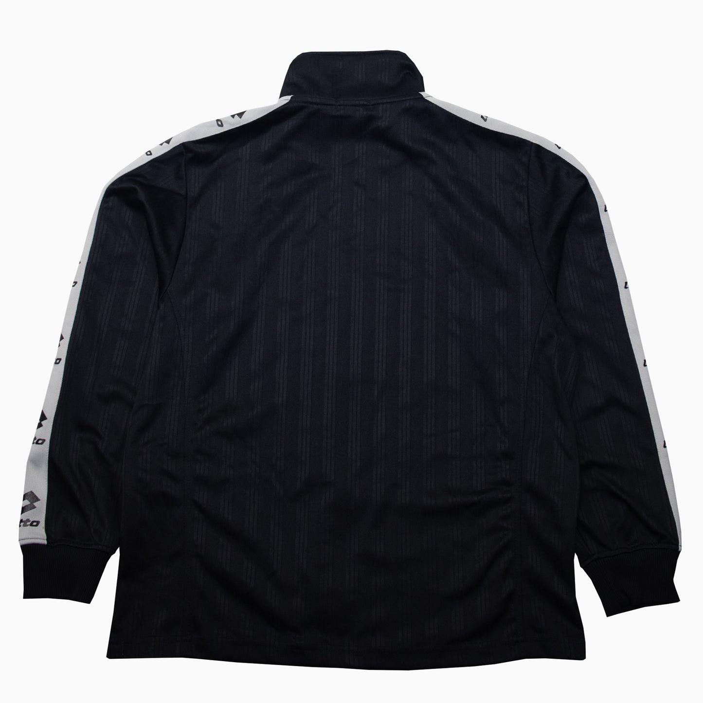 Vintage Lotto Tape Logo Striped Pattern Track Jacket L
