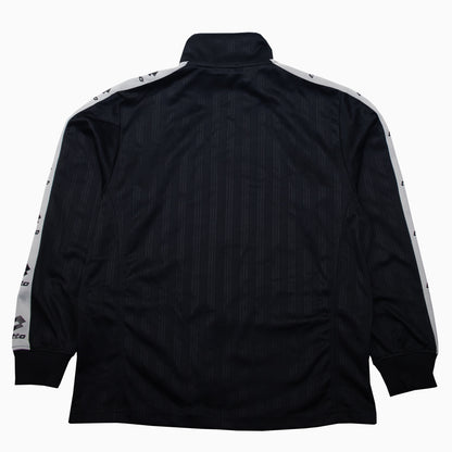 Vintage Lotto Tape Logo Striped Pattern Track Jacket L