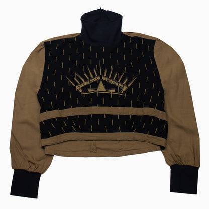 Vintage 90s Lurdes Bergada Longsleeve Crop Top S