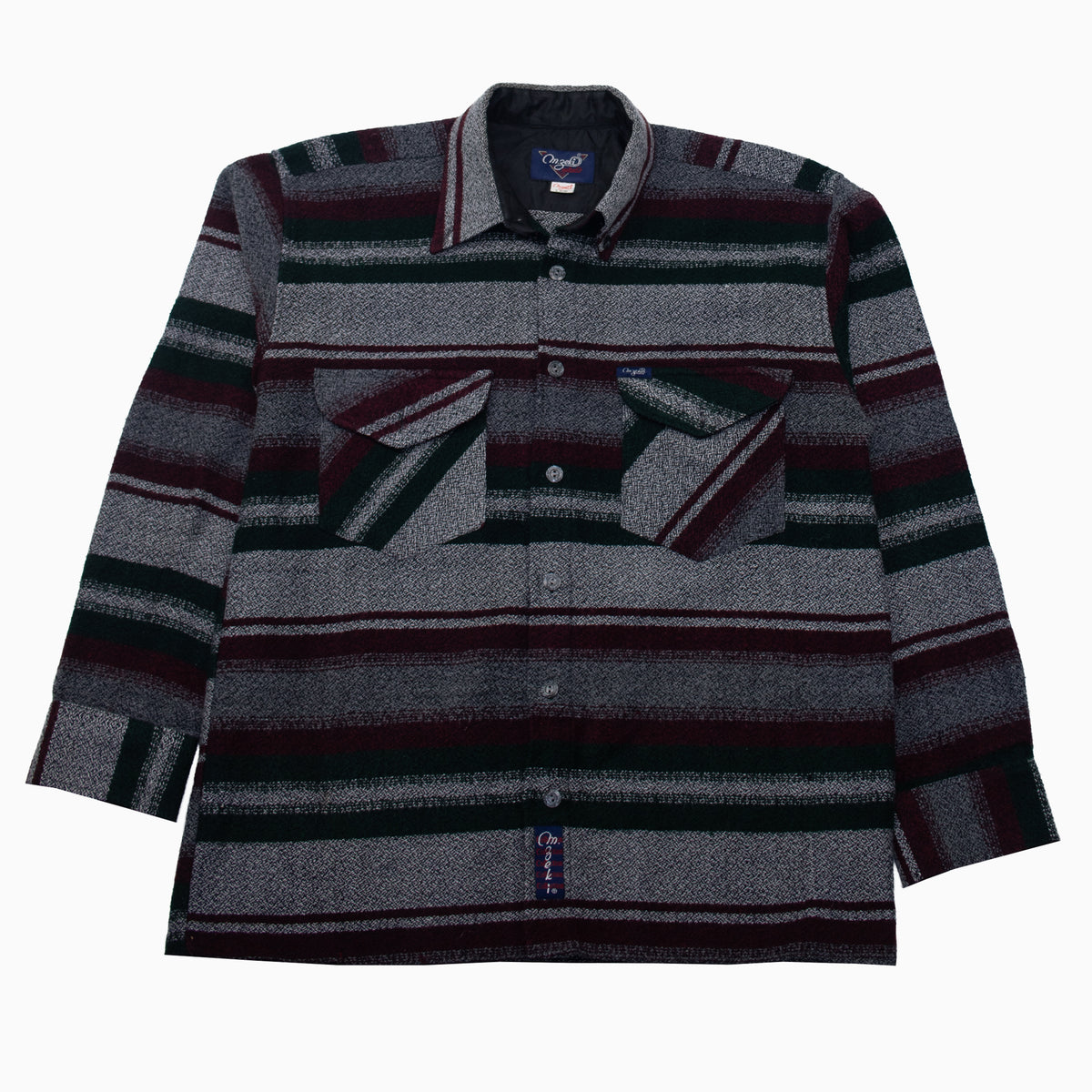Vintage 90s M.Zeki Gölhan Flannel Shirt L – Detailansicht