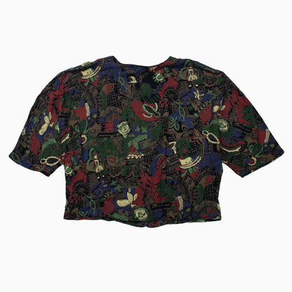 Vintage 90s Mach 3 Crop Top M