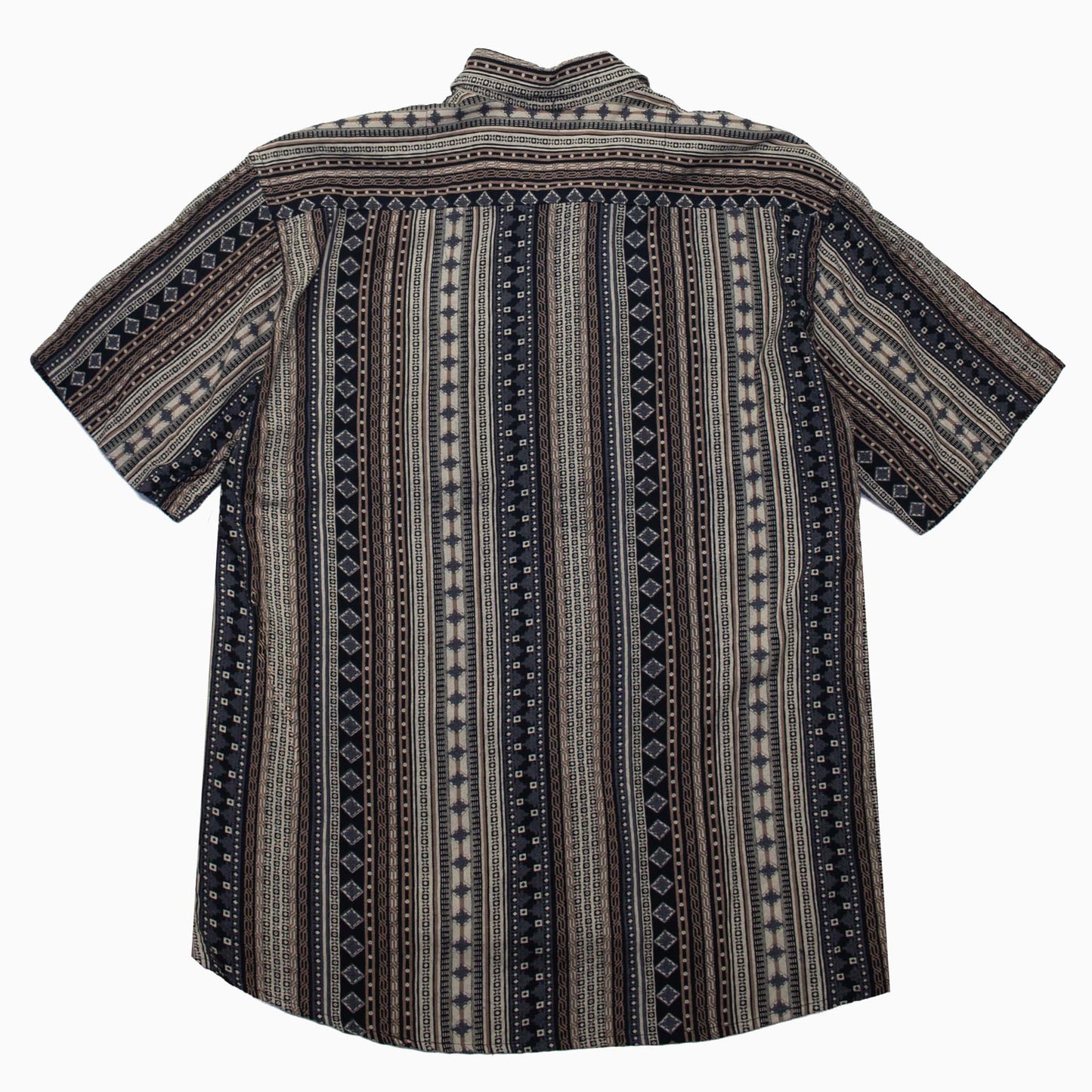 Vintage 90s Murat Collection Style In Italy Pattern Short Sleeve Shirt L