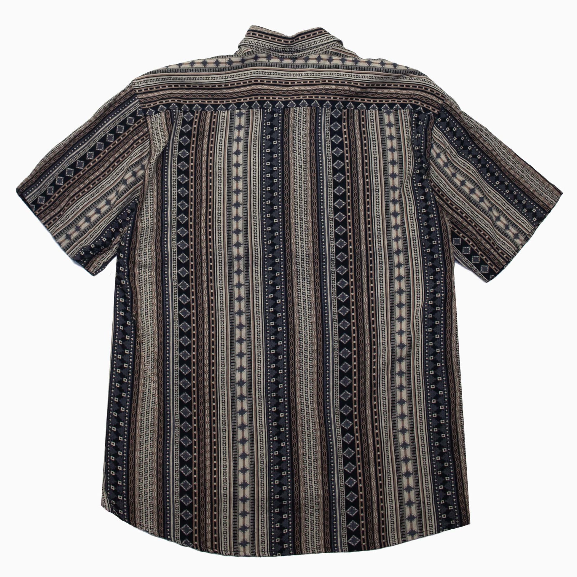 Vintage 90s Murat Collection Style In Italy Pattern Short Sleeve Shirt L