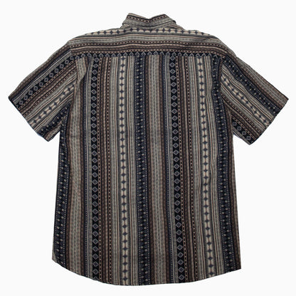 Vintage 90s Murat Collection Style In Italy Pattern Short Sleeve Shirt L