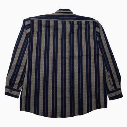 Vintage 90s Paichi Striped Shirt L