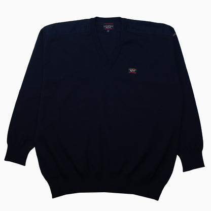 Vintage Paul & Shark Yachting Knit Jumper XL – Detailansicht