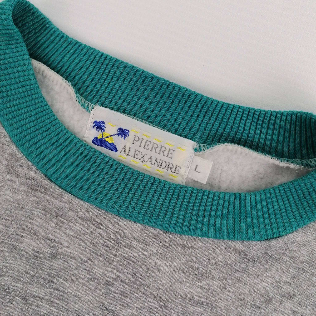 Vintage Pierre Alexandre Sweatshirt Dress in Grau, empfohlene Größe M