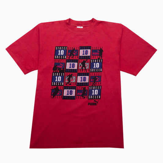 Vintage Puma Street Soccer Graphic T-Shirt L
