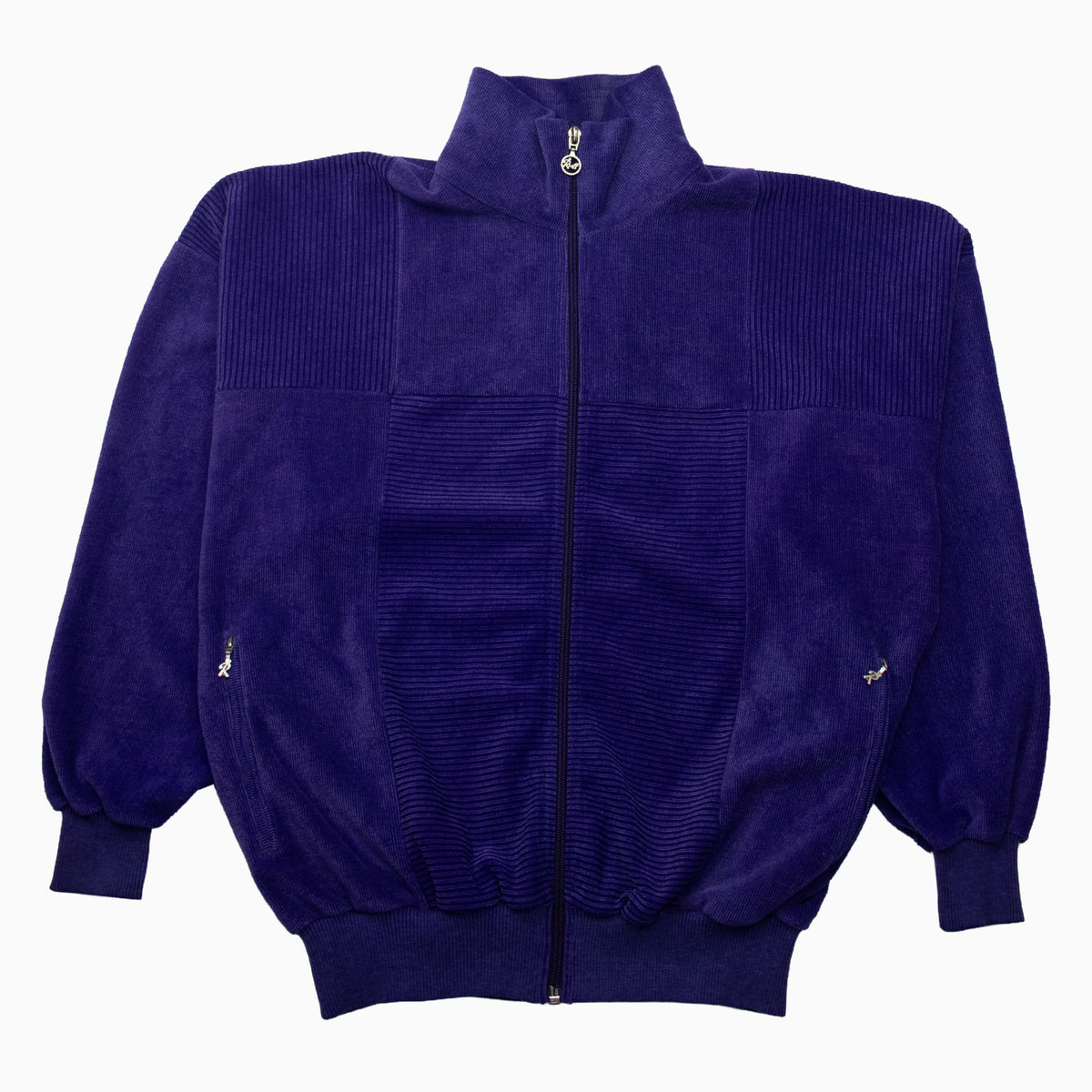 Vintage 80s Ruff Soft Track Jacket L