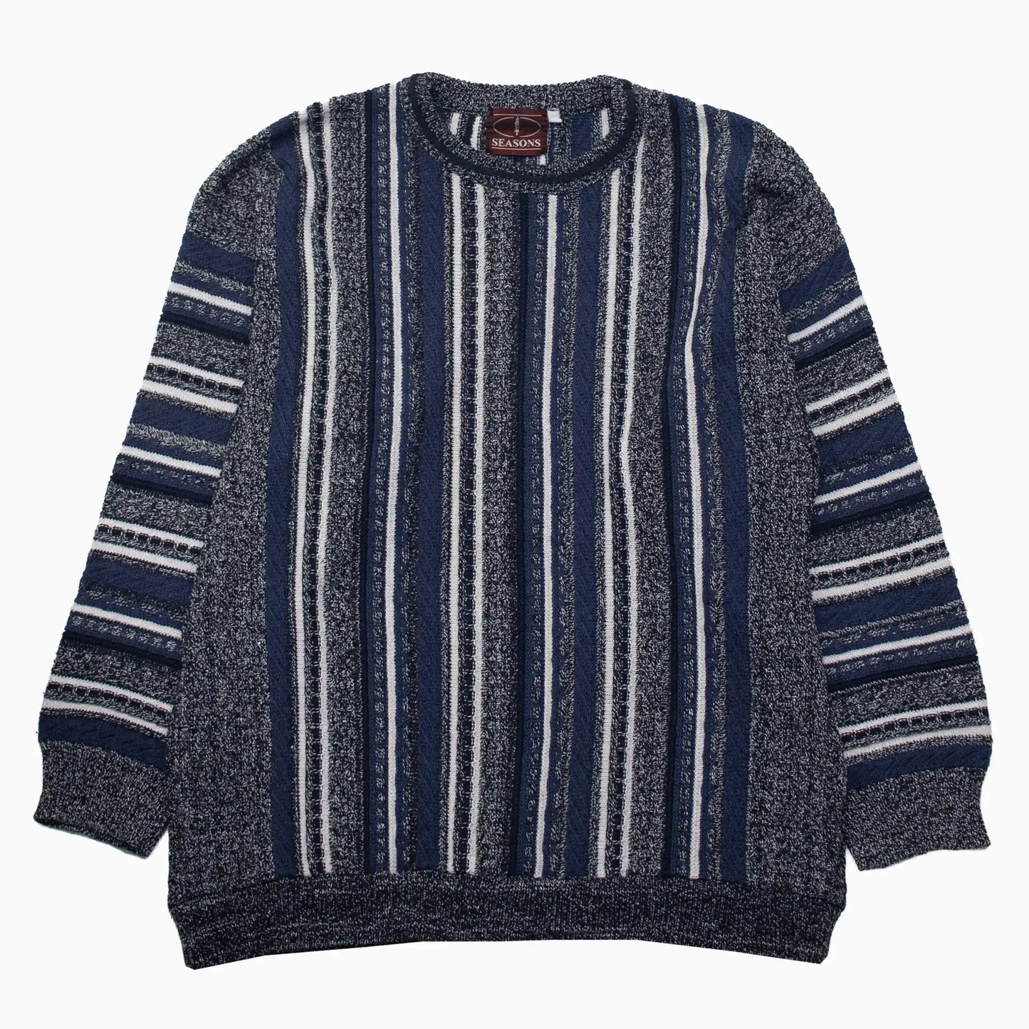 Vintage 90s Seasons Cotton Knit Jumper L