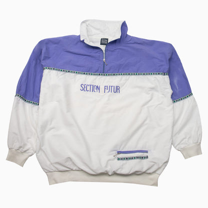 Vintage 90s Section Futur Slipover Track Jacket XL
