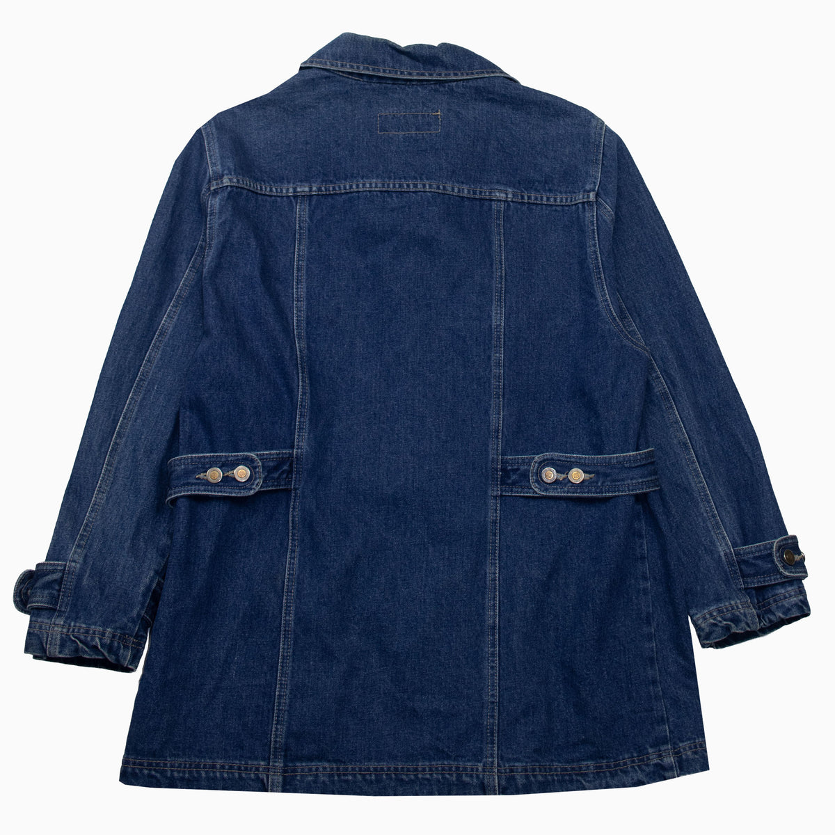 Vintage 90s Simon Chong Denim Parka XL