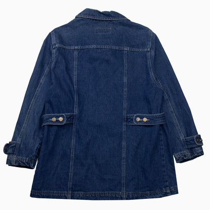 Vintage 90s Simon Chong Denim Parka XL
