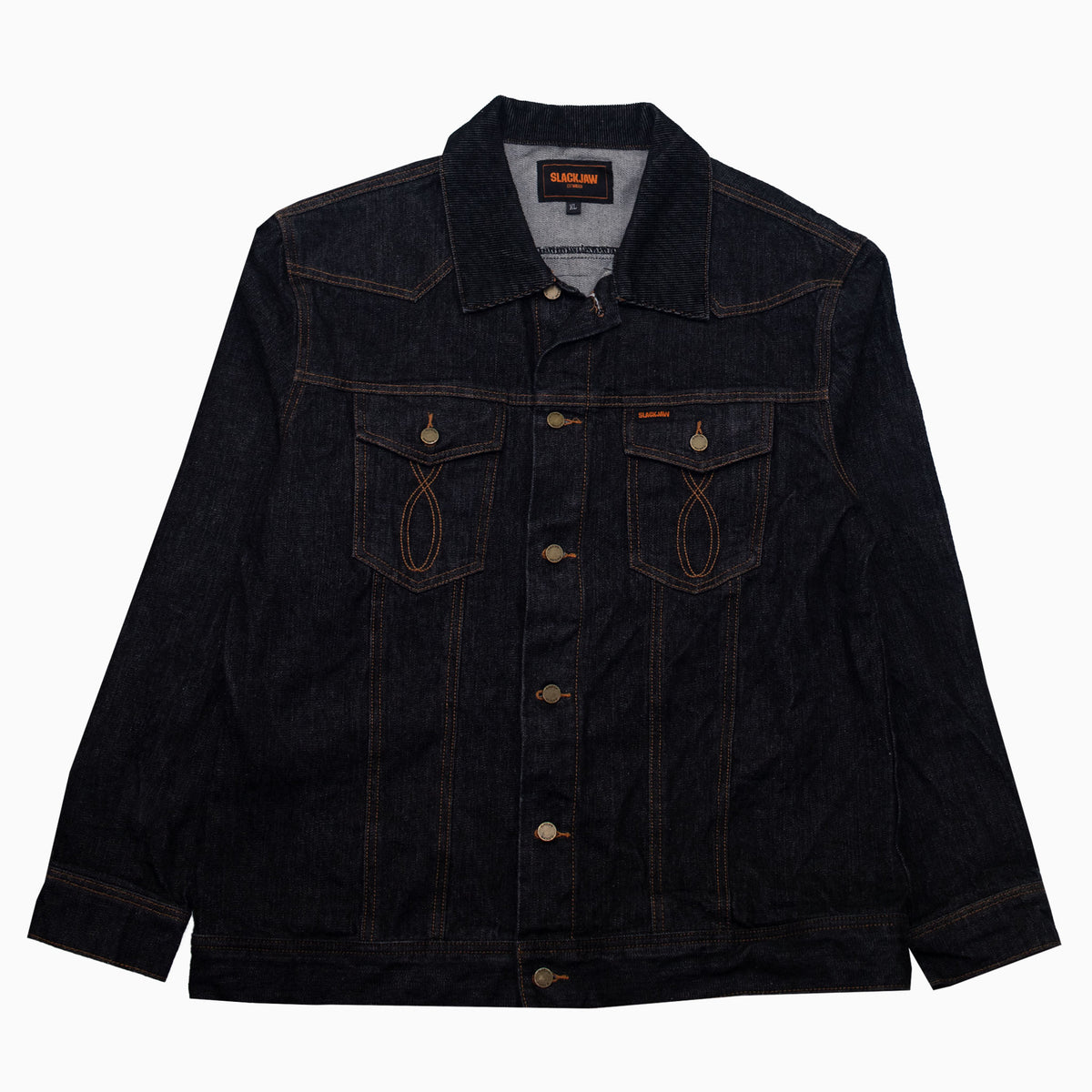 Slackjaw Apparel Raw Denim Jacket XL