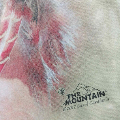 Vintage The Mountain Tie Dye T-Shirt in Oliv