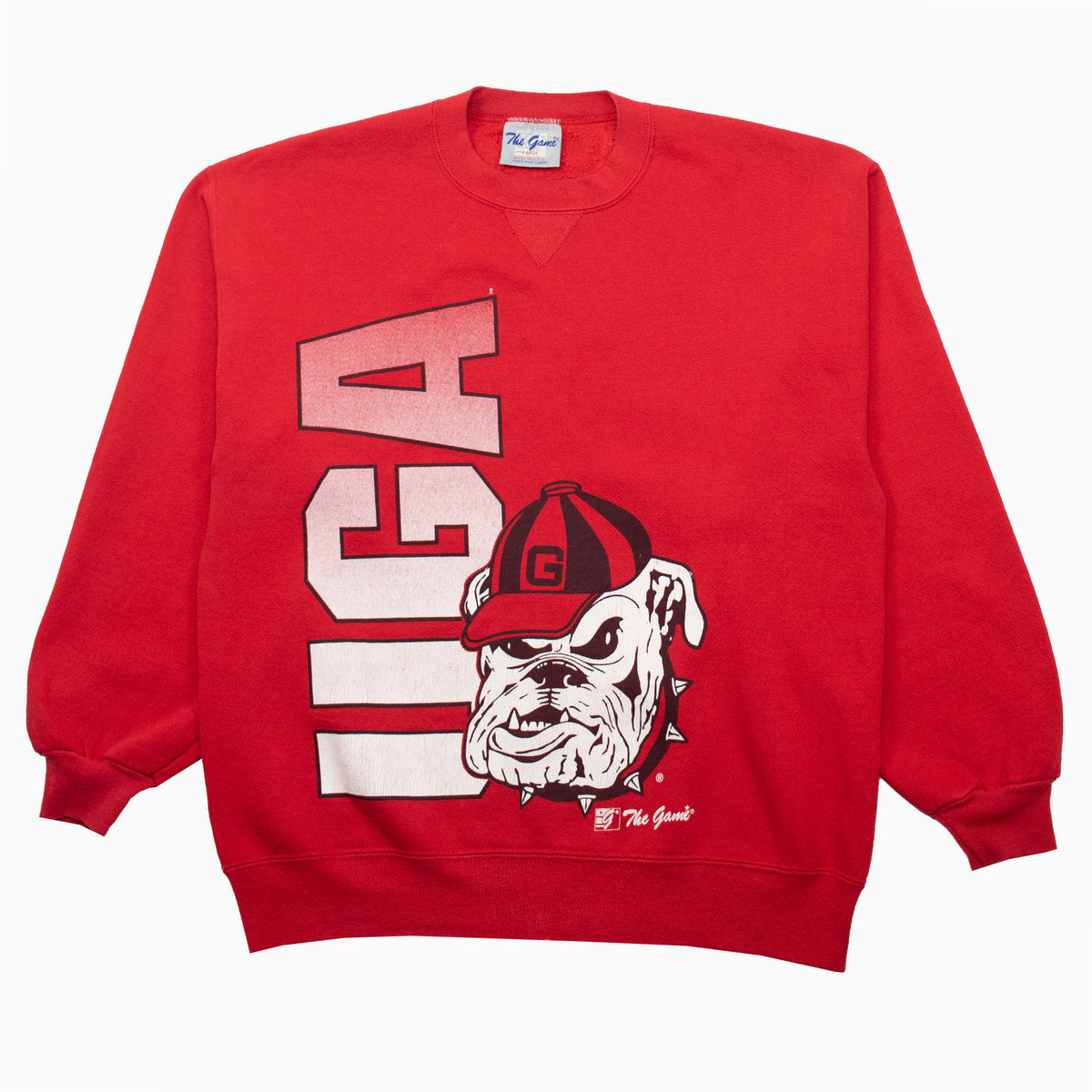 Vintage The Game Georgia Bulldogs Sweater L – Detailansicht