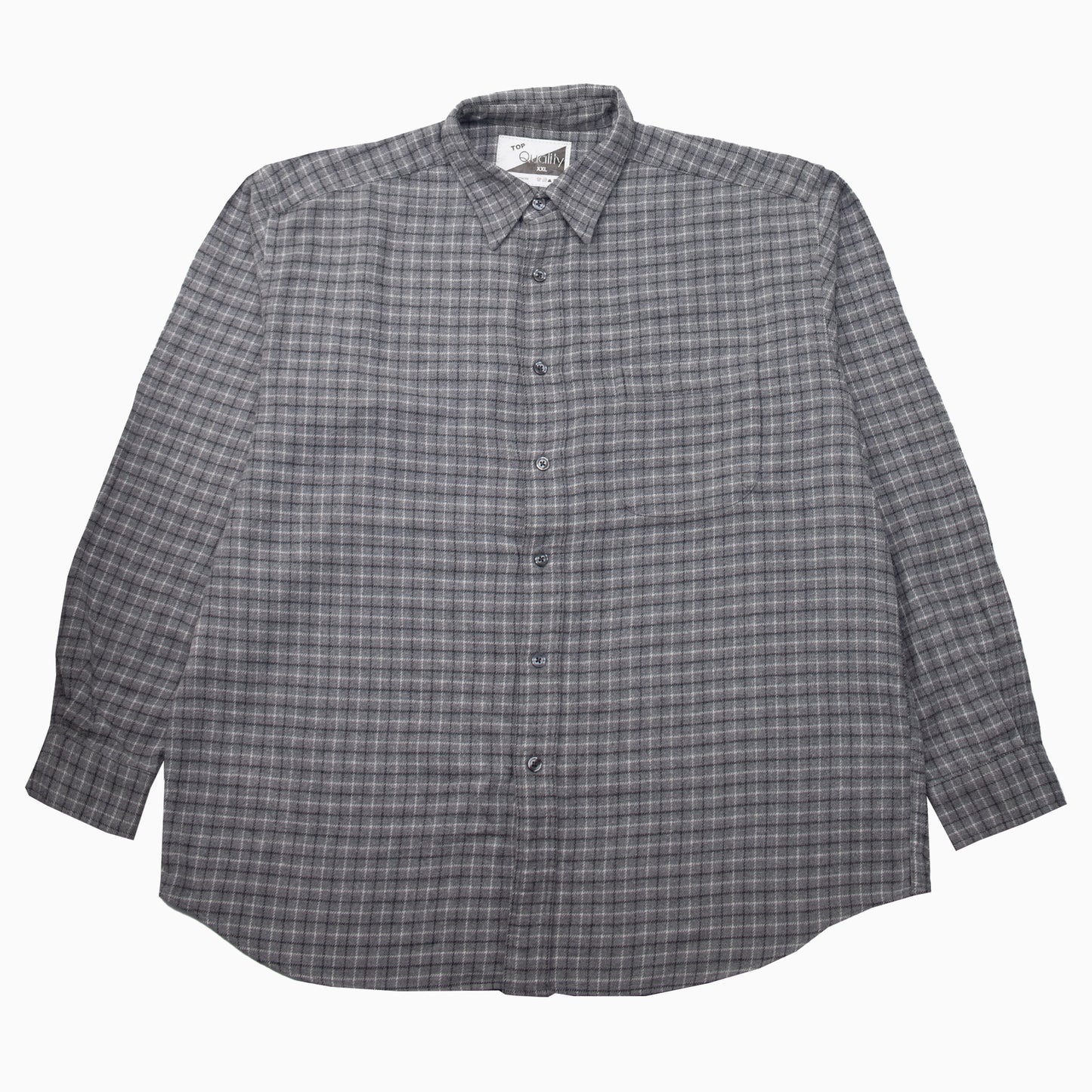Vintage 90s Top Quality Ckeckered Flannel Shirt XXL