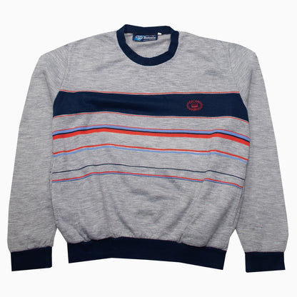 Vintage Trevois Striped Sweater M – Detailansicht