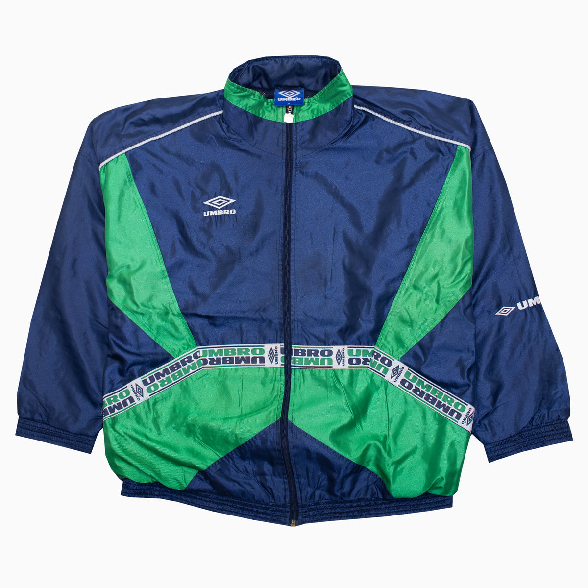 Vintage Umbro Two Toned Track Jacket XXL – Vorderansicht