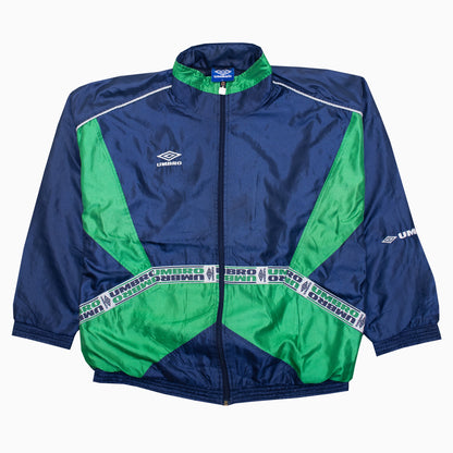Vintage Umbro Two Toned Track Jacket XXL – Vorderansicht
