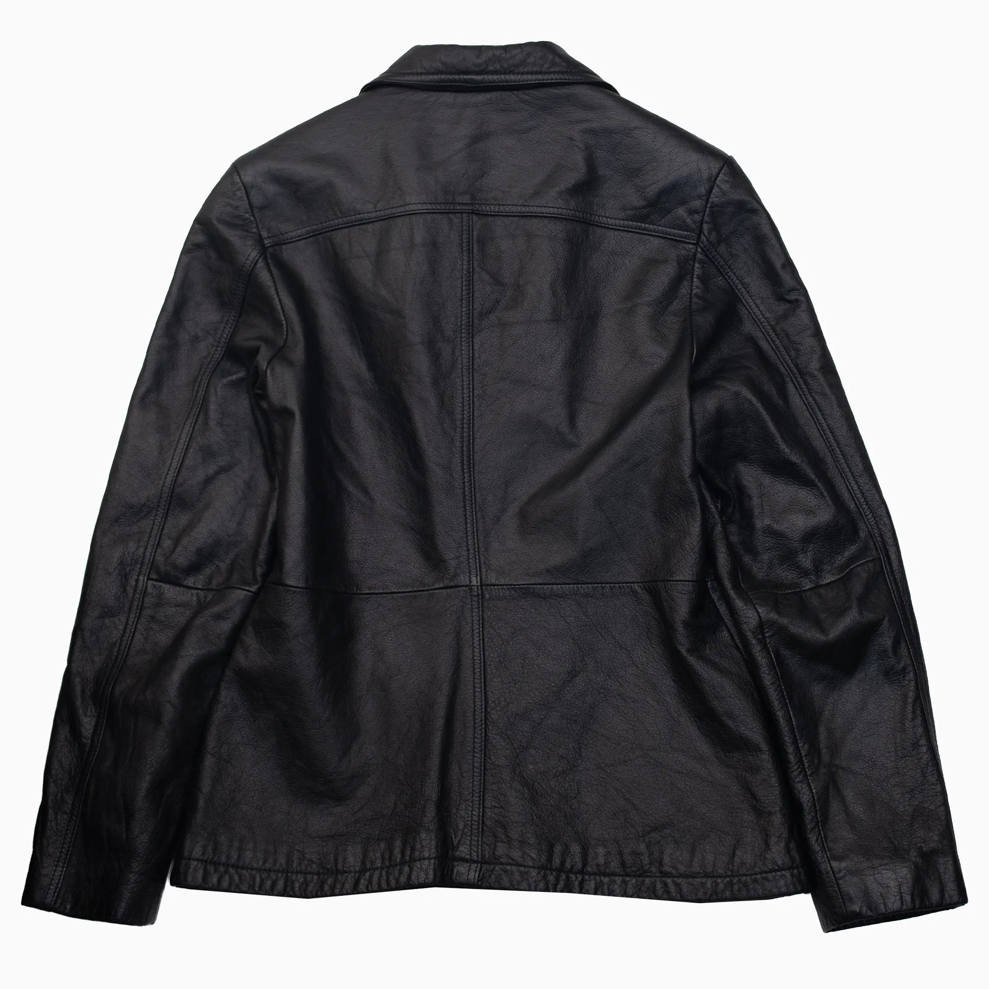 Vintage 80s Maxima Wilsons Short Leather Coat Größe S hinten