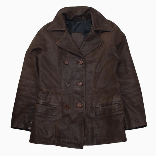 Vintage 80s Short Coat Größe M vorne