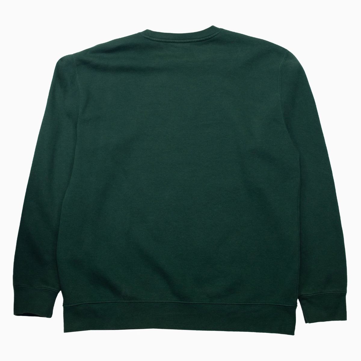 Vintage 90s Russell Athletic Romanoff Black Widow Sweater in Dunkelgrün, Rückansicht