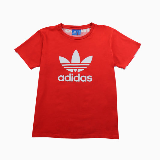 Vintage Adidas Originals trefoil t shirt 2000s style