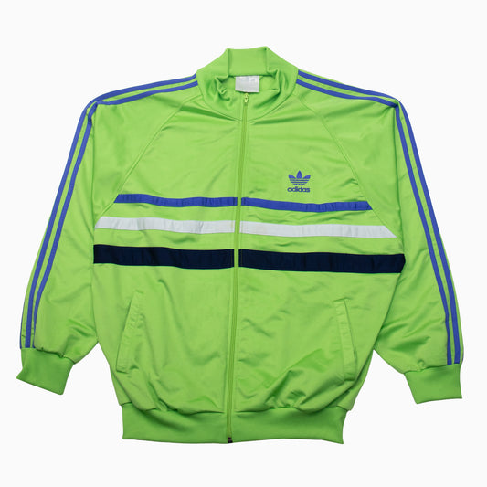 Vintage 90s Adidas Three Stripes Track Jacket green Size XL