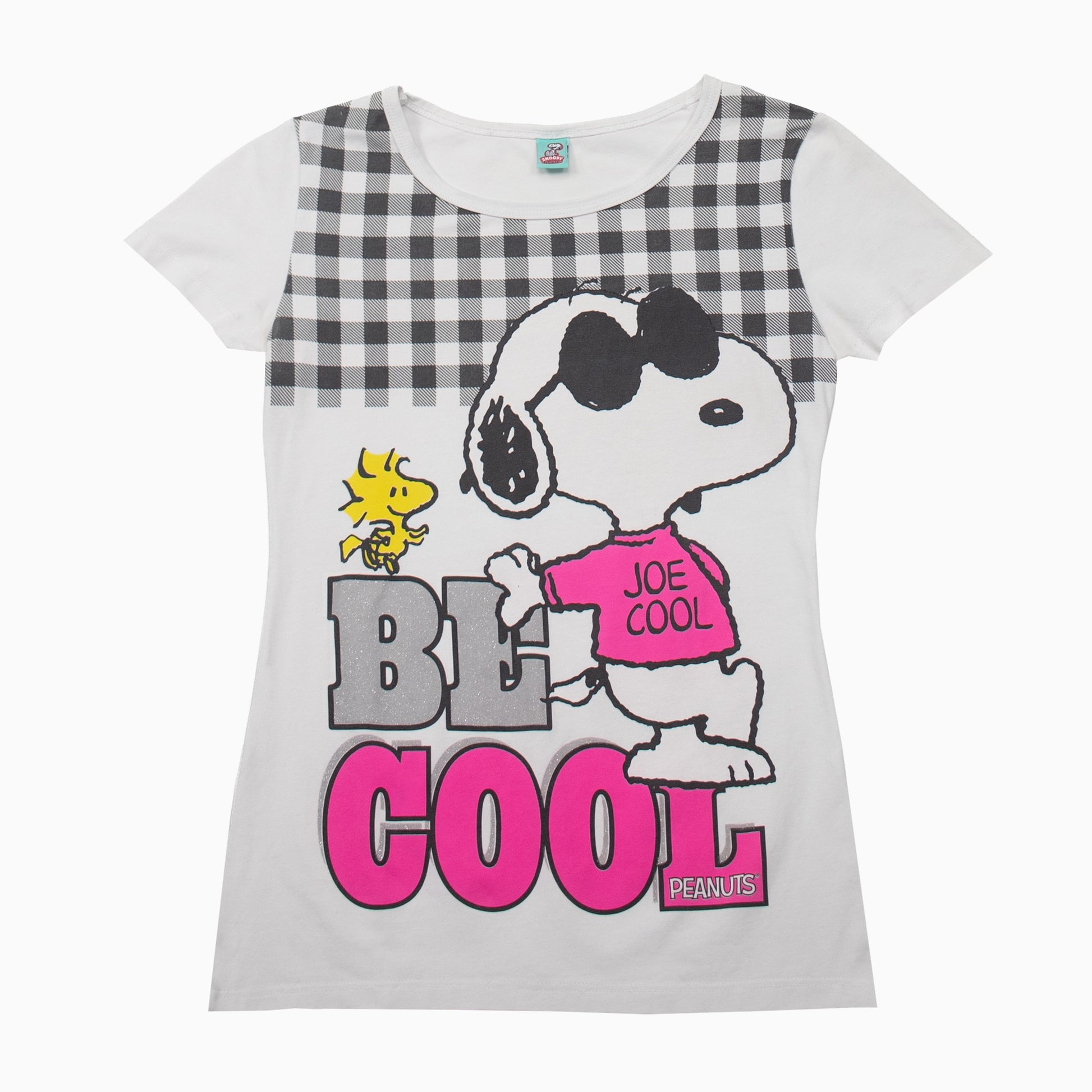 vintage peanuts T-shirt mit snoopy gaphic in weis, Size XS