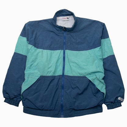 Vintage 90s Elefanti Sportswear track jacket in two tone design size L