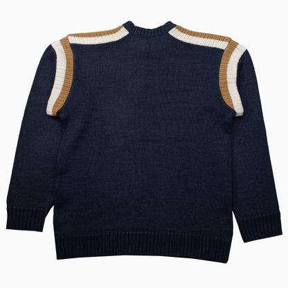 Vintage Rip Curl Surfwear Knit Jumper in marine blau– Size L