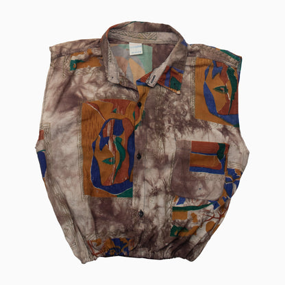 Vintage Crop Top von Vahdet aus den 90s mit crazy Pattern