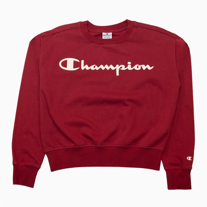 Vintage Y2K Champion Big Logo Crop Sweater M