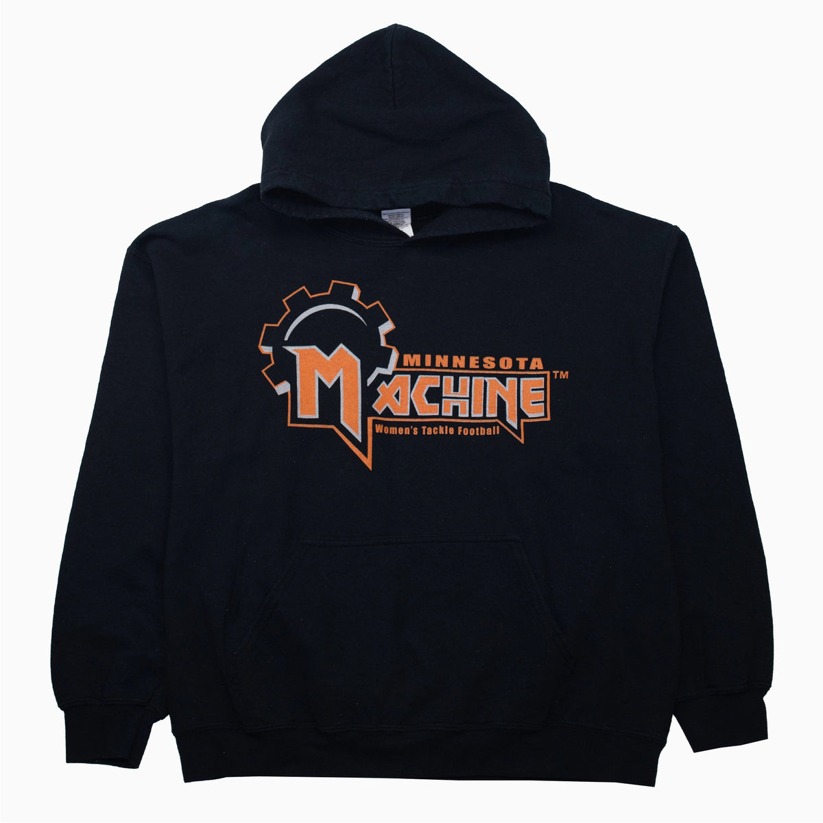 Vintage 90s Gildan Minnesota Machine Hoodie L