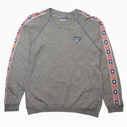 Vintage 80s Spalding Lightweight Tape Logo Sweatshirt M
