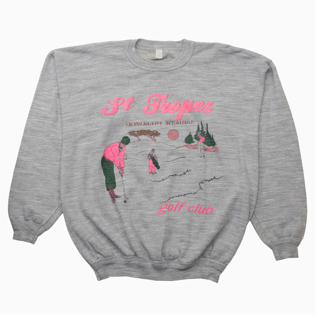 Vintage 80s St. Tropez Golf Sweatshirt L