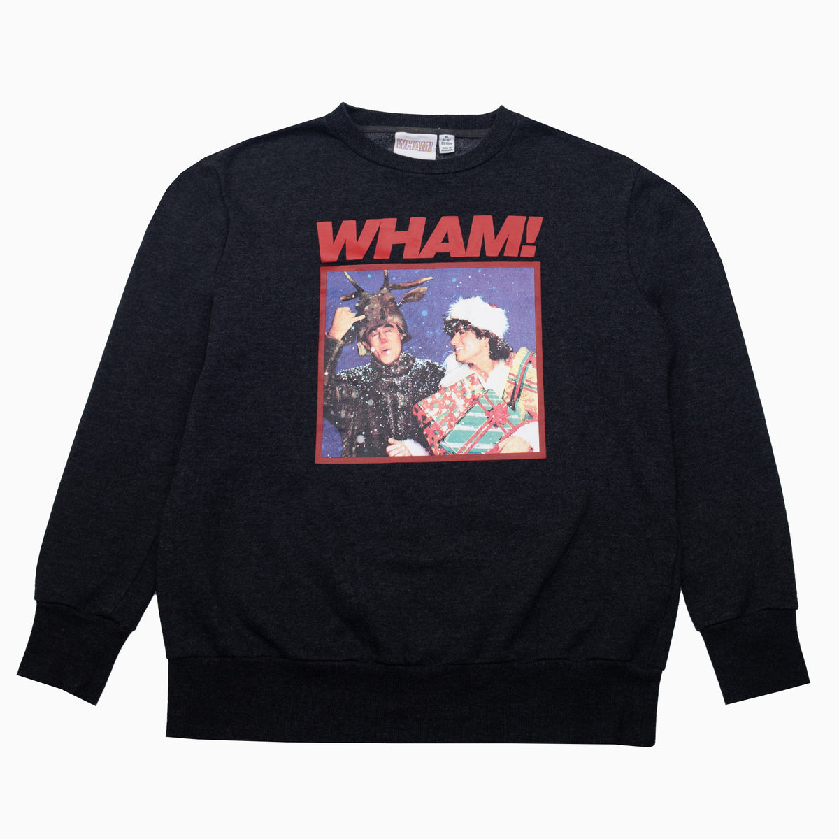 Wham Christmas Graphic Sweater  L