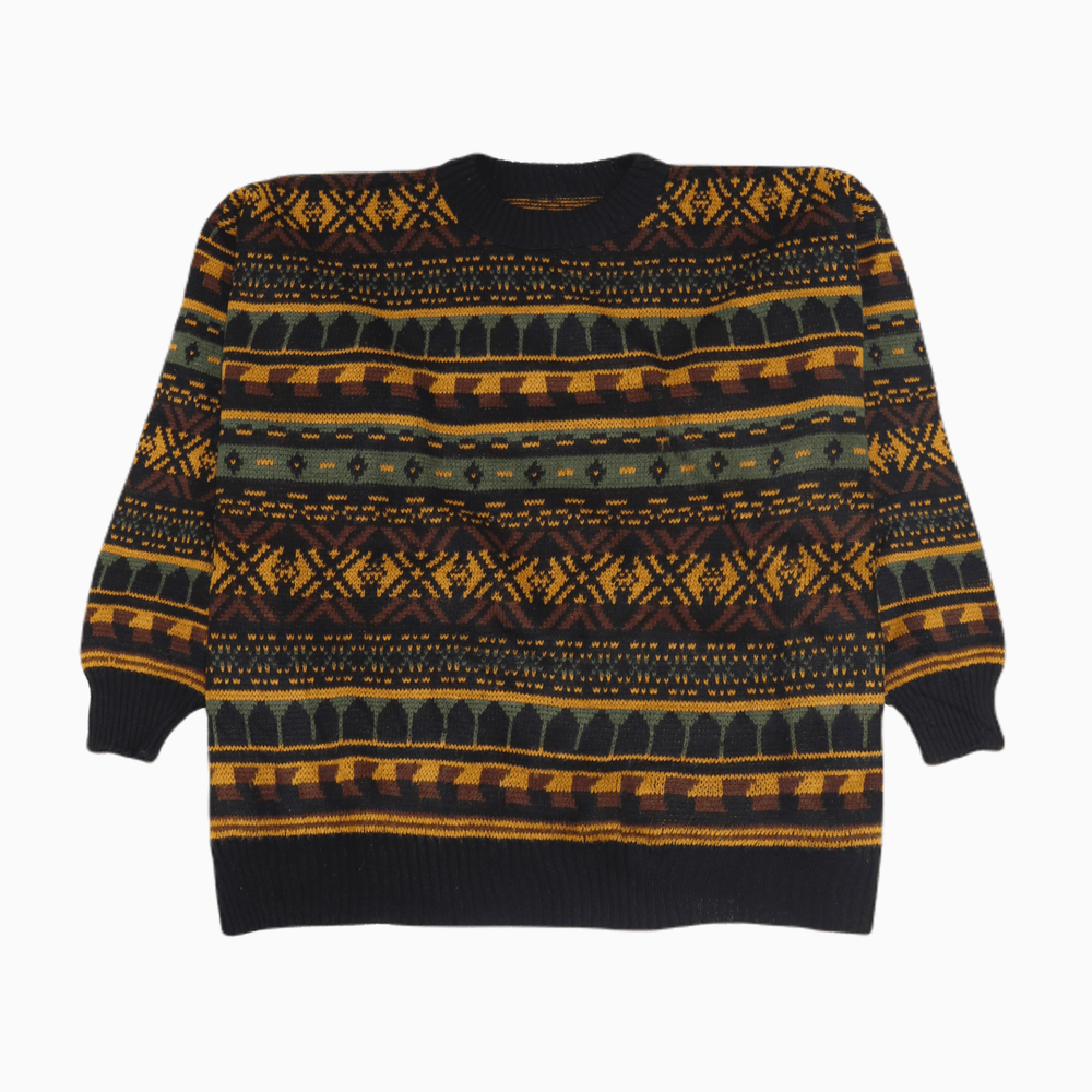 Vintage Knitted Pattern Jumper - Alleycat Stardust