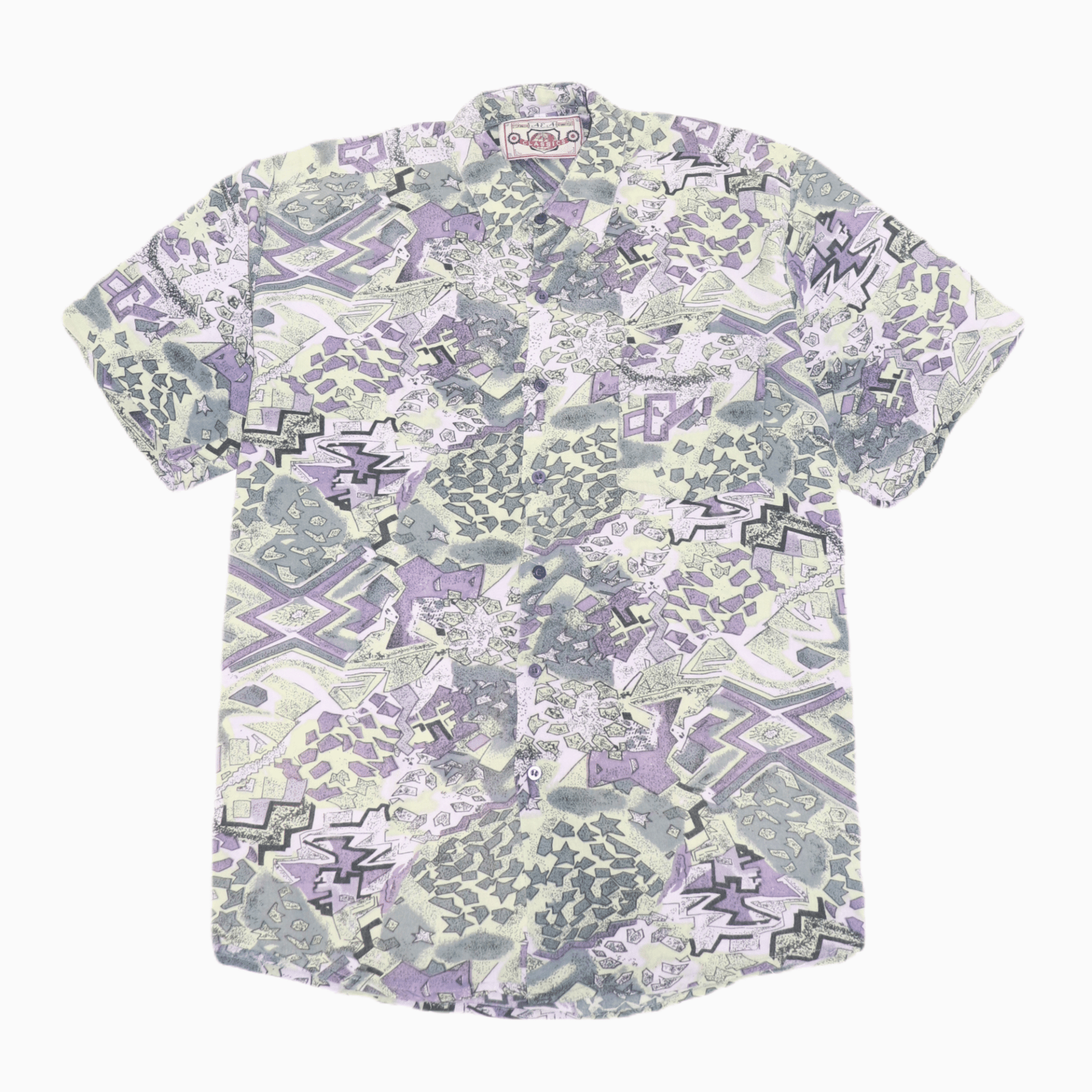 Vintage Classics Pattern Short Sleeve Shirt - Alleycat Stardust