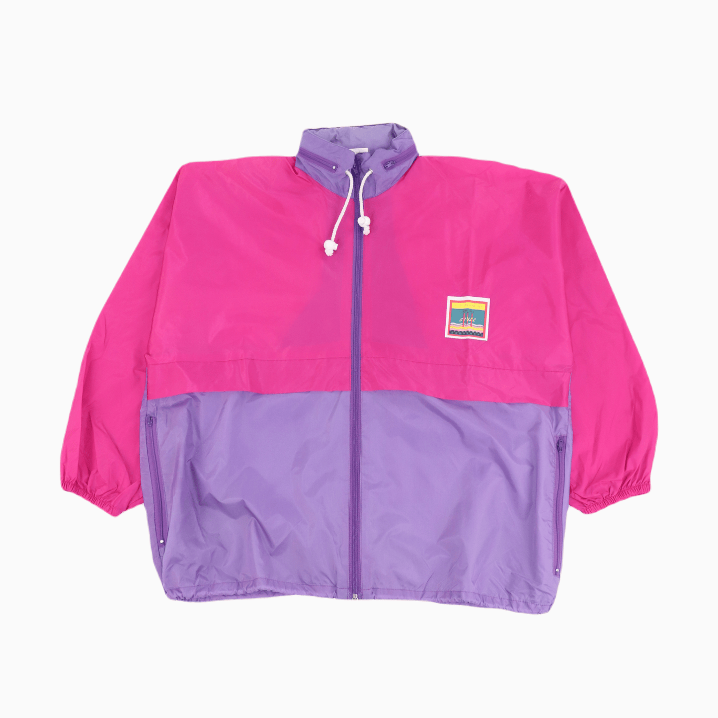 Vintage Les Francis Style Oversize Rain Jacket - Alleycat Stardust