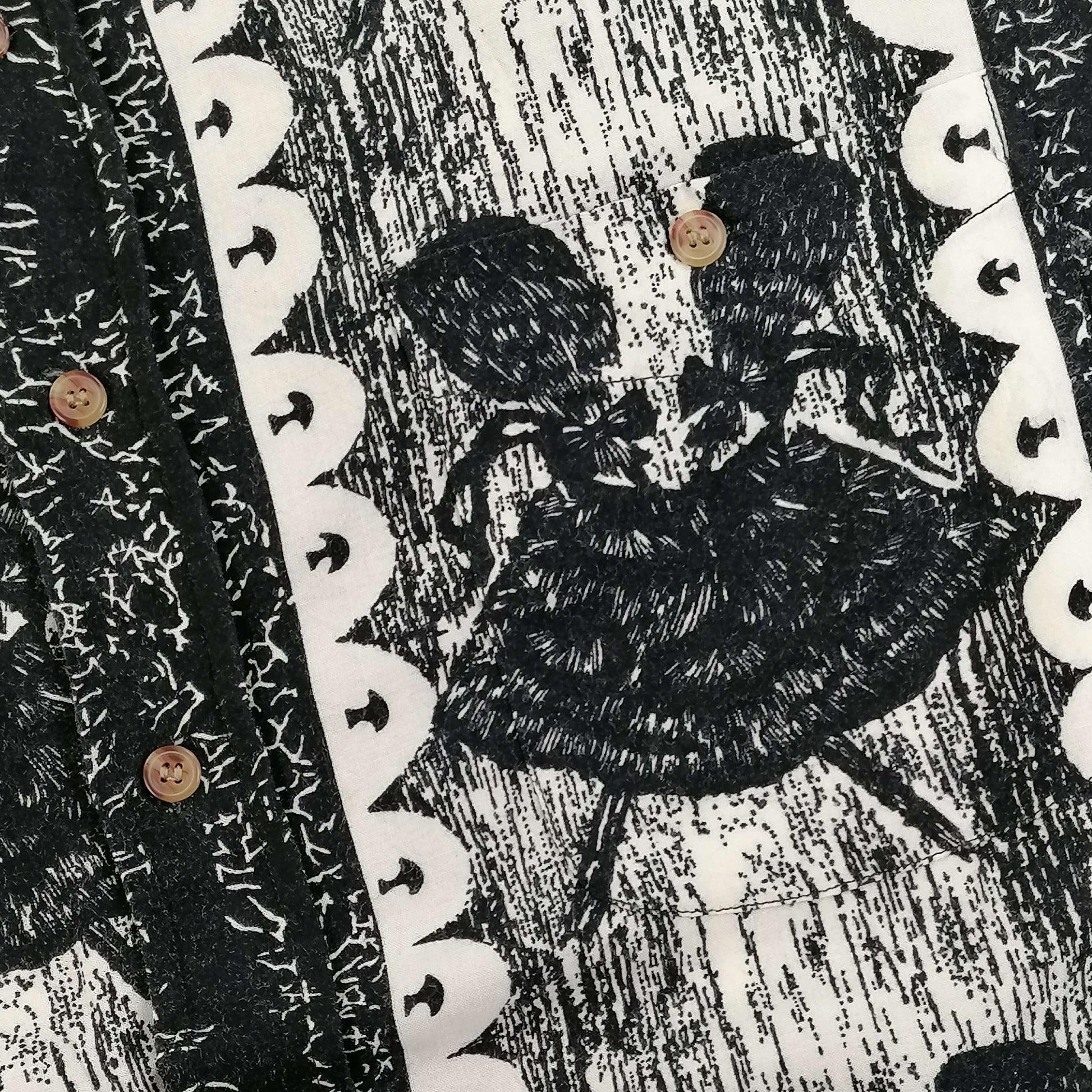 Vintage Pattern Short Sleeve Shirt - Alleycat Stardust