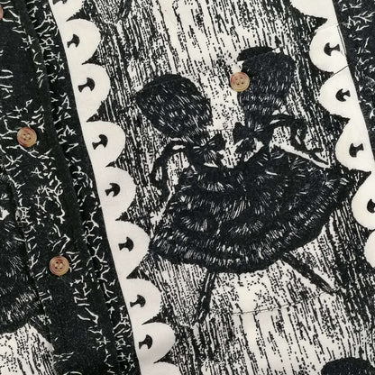 Vintage Pattern Short Sleeve Shirt - Alleycat Stardust
